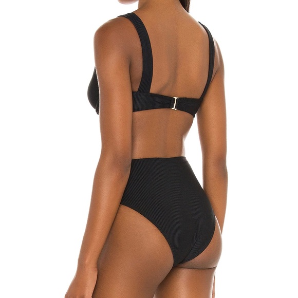 Revolve House of Harlow x Sofia Richie Black Bikini Top - Picture 3 of 6